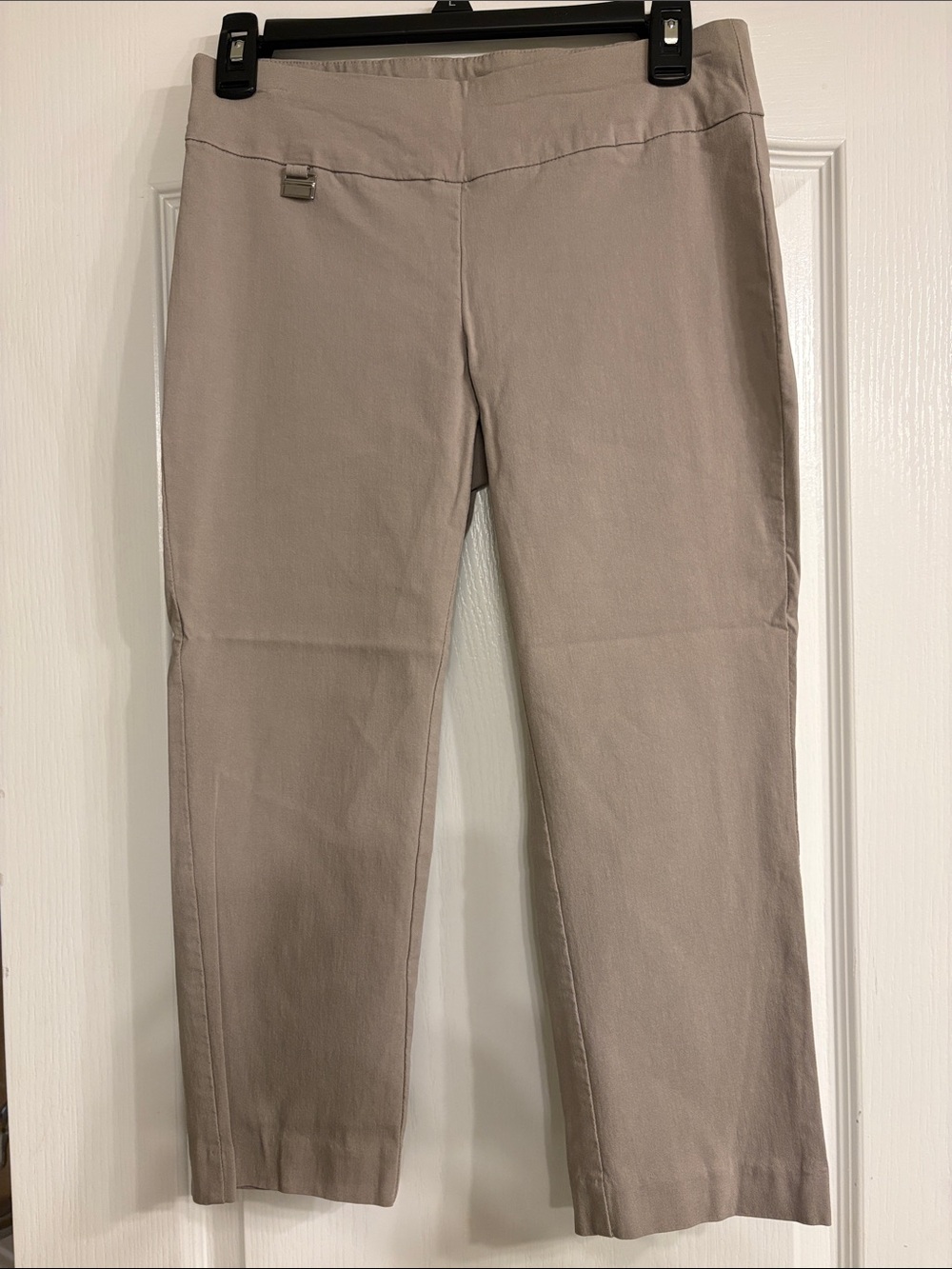 Alfani Taupe Cropped Ankle Jeans